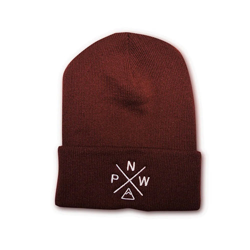 The Classic PNW Beanie - Maroon