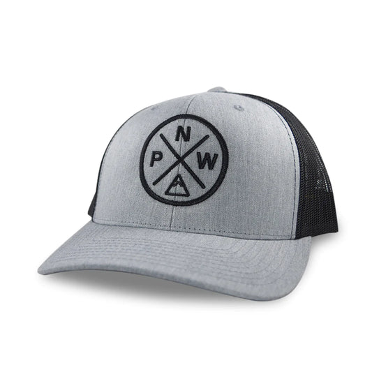 The Classic Trucker Baseball Cap - Black & Grey