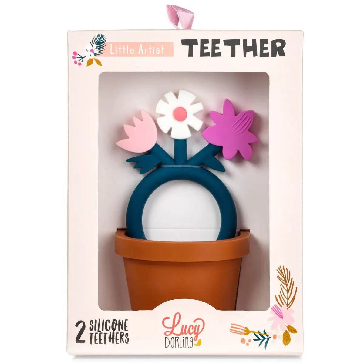 Little Artist Flower Pot Teether Toy