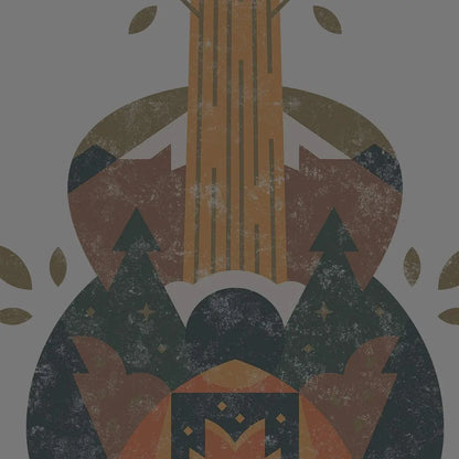 Mountain Guitar Tee Shirt
