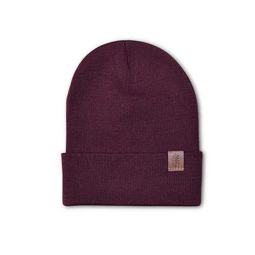 Pine Beanie - Maroon