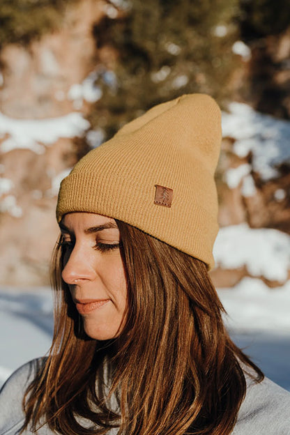 Pine Beanie - Mustard