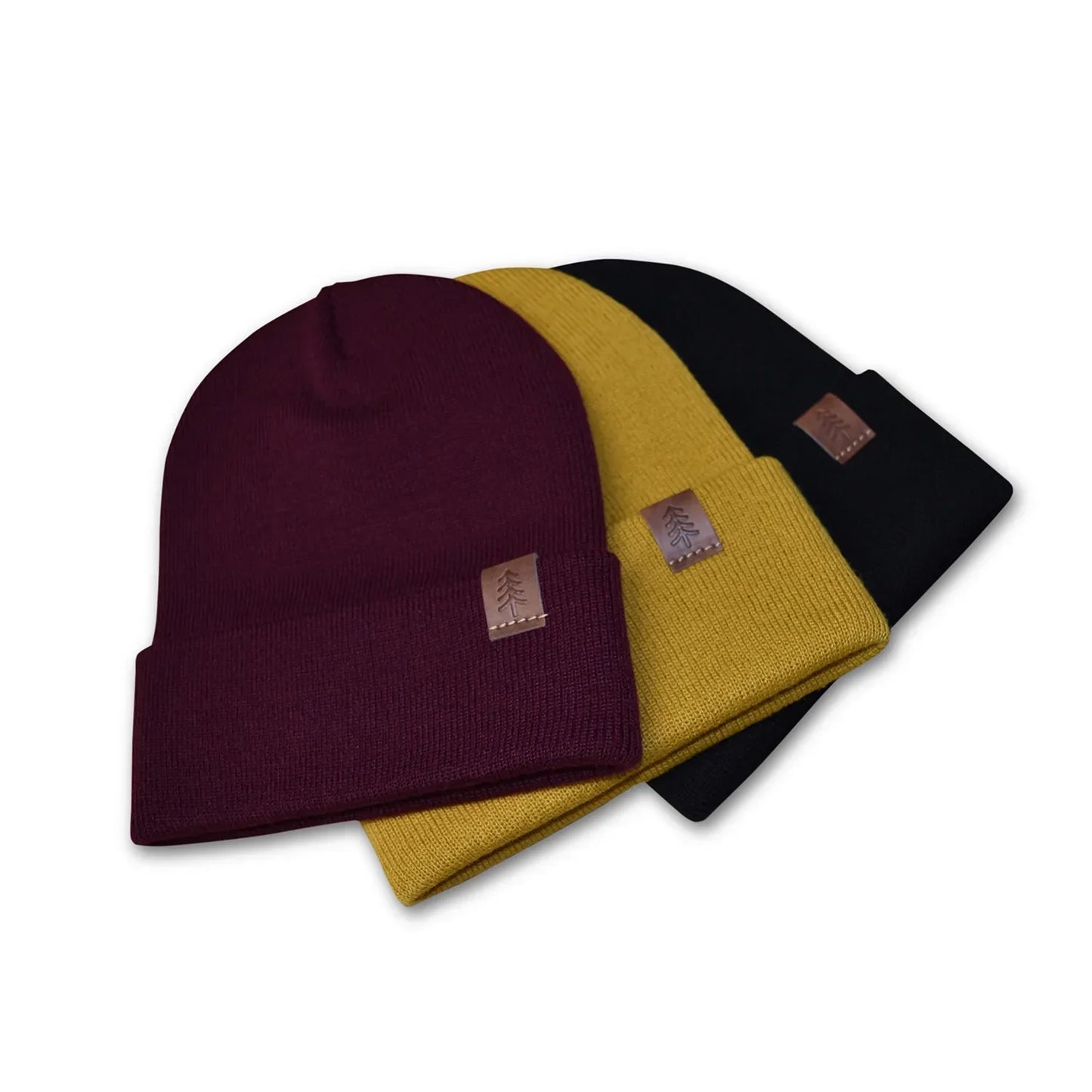 Pine Beanie - Maroon