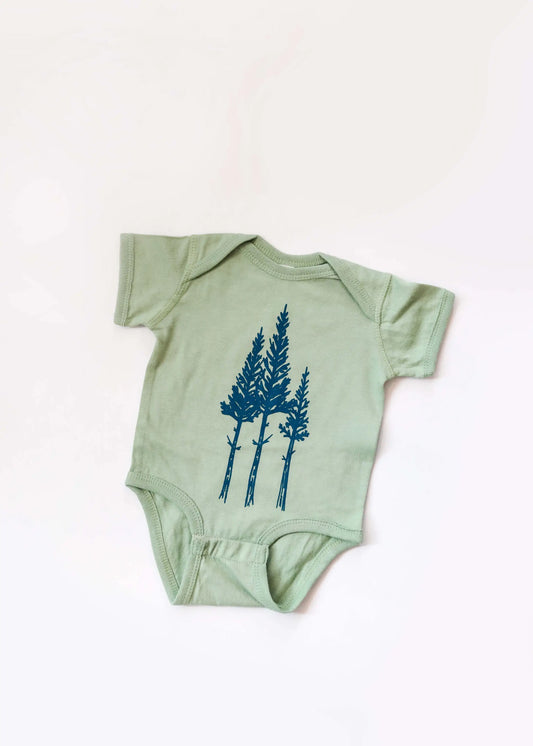 Three Trees Onesie