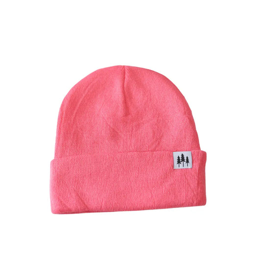 Three Trees Fold Beanie - Pink