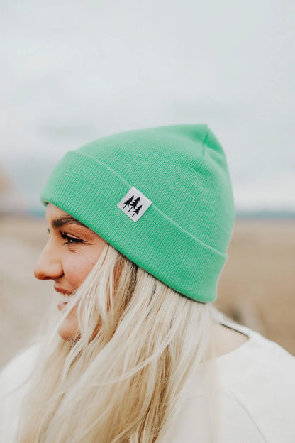 Three Trees Fold Beanie - Teal