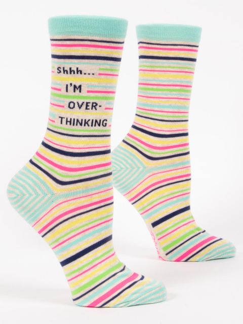 Shhh I'm Overthinking Socks