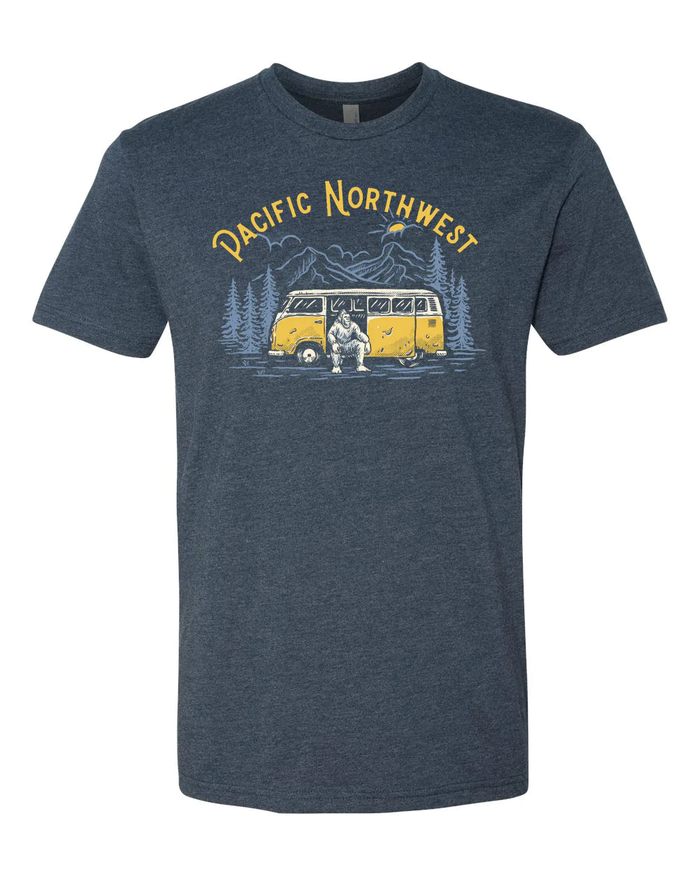 The Sasquatch Bus T-shirt - Navy